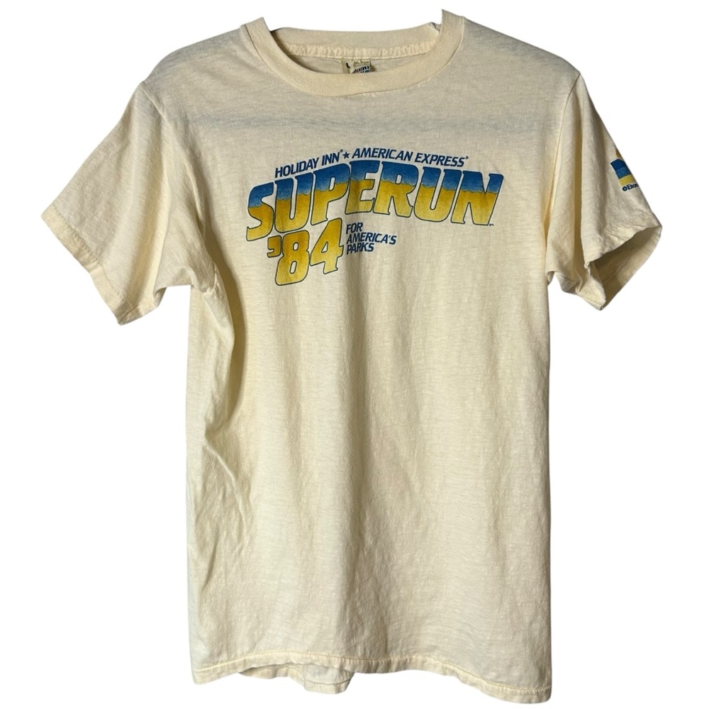 VINTAGE | ‘84 Superun for America’s Park / Cream - Sz VTG Large‎